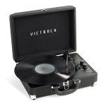 Bluetooth Suitcase Record Player with Three Speeds