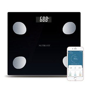 NUTRI FIT Smart Digital Bathroom Scale with Bluetooth