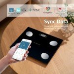 NUTRI FIT Smart Digital Bathroom Scale with Bluetooth