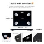 NUTRI FIT Smart Digital Bathroom Scale with Bluetooth