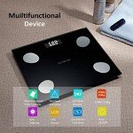 NUTRI FIT Smart Digital Bathroom Scale with Bluetooth