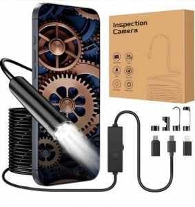 HD Flexible Endoscope Camera with LED Lights