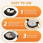 iHomara Easy Chicken Shredder with Ergonomic Handle