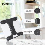 PUREFIT Ultra Slim Digital Bathroom Scale - High Precision