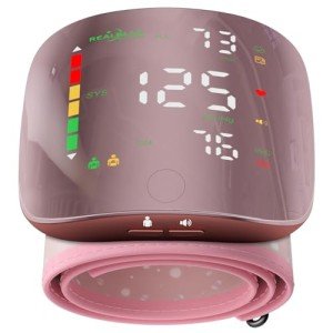 Wrist Blood Pressure Monitor with LED Touch Screen