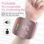 Wrist Blood Pressure Monitor with LED Touch Screen