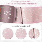 Wrist Blood Pressure Monitor with LED Touch Screen