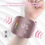 Wrist Blood Pressure Monitor with LED Touch Screen