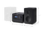 Sharp Tokyo Hi-Fi Micro System with Bluetooth - Black