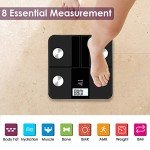 USB Rechargeable Bluetooth Body Fat Scale & Analyzer