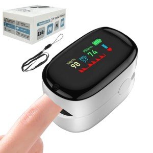 Portable Finger Oxygen Monitor with Fast Readings