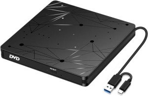 BEVA Portable Type-C USB External CD/DVD Drive