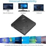 BEVA Portable Type-C USB External CD/DVD Drive