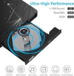 BEVA Portable Type-C USB External CD/DVD Drive