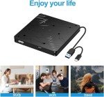 BEVA Portable Type-C USB External CD/DVD Drive