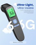 No-Touch Infrared Forehead Thermometer with Fever Alarm