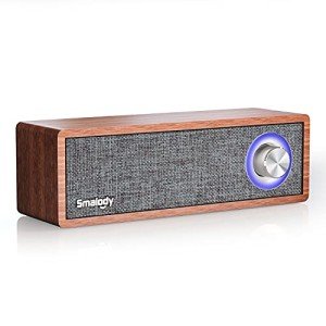 Smalody Retro Wooden Bluetooth Speaker - Portable Mini