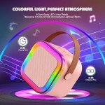 Dislocati Karaoke Machine with 2 Microphones for Kids
