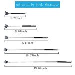 2-Pack Telescoping Back Scratcher Set (Black + Purple)
