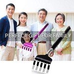 2-Pack Telescoping Back Scratcher Set (Black + Purple)