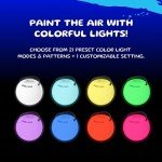 LED Poi Balls - Rechargeable with Vibrant Color Modes