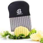 Stainless Steel Crinkle Cutter for Fries & Veggies