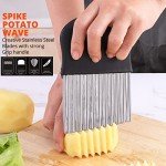 Stainless Steel Crinkle Cutter for Fries & Veggies