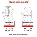 HIYATO Touchscreen Winter Knit Gloves - Black