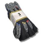 Men's Heavy Duty Steel Toe Work Socks - 3 Pairs