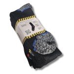 Men's Heavy Duty Steel Toe Work Socks - 3 Pairs