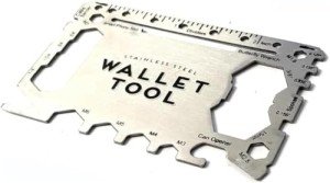 Stainless Steel Multi-Tool Credit Card Wallet