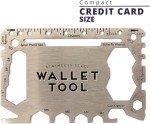Stainless Steel Multi-Tool Credit Card Wallet