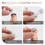 Vexloria Women's Rechargeable Facial Hair Remover