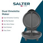 Salter Non-Stick Dual Omelette Maker - 750W