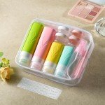 17 Pack Silicone Travel Bottles Set - Leakproof Essentials