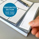A5 Daily Planner Desk Pad with Tear-Off Sheets