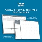 A5 Daily Planner Desk Pad with Tear-Off Sheets