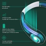 MOREASE Portable Wearable Neck Fan, Bladeless Design
