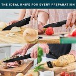 Ultra-Sharp Stainless Steel Chef Knife Set (5 pcs)