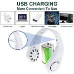 MOREASE Portable Wearable Neck Fan, Bladeless Design