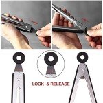 Goalfly 12-Inch Stainless Steel Kitchen Tongs