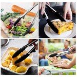 Goalfly 12-Inch Stainless Steel Kitchen Tongs