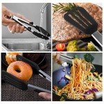 Goalfly 12-Inch Stainless Steel Kitchen Tongs