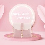 AISPARKY Girls' PU Leather Crossbody Bag