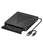 Portable Type-C External CD/DVD Drive for Laptops