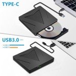 Portable Type-C External CD/DVD Drive for Laptops