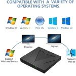Portable Type-C External CD/DVD Drive for Laptops