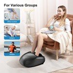 COMFIER Heated Shiatsu Foot Massager for Pain Relief