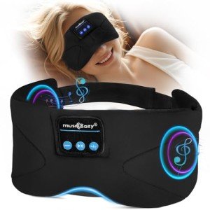 Bluetooth Sleep Mask with Headphones for Relaxation