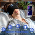 Bluetooth Sleep Mask with Headphones for Relaxation